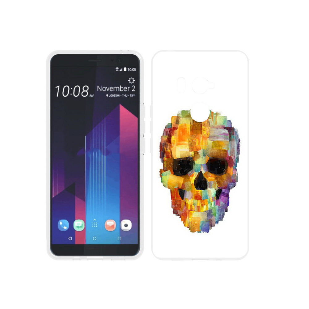 

Чехол MyPads Tocco для HTC U11 EYEs нарисованный череп, Прозрачный, Tocco