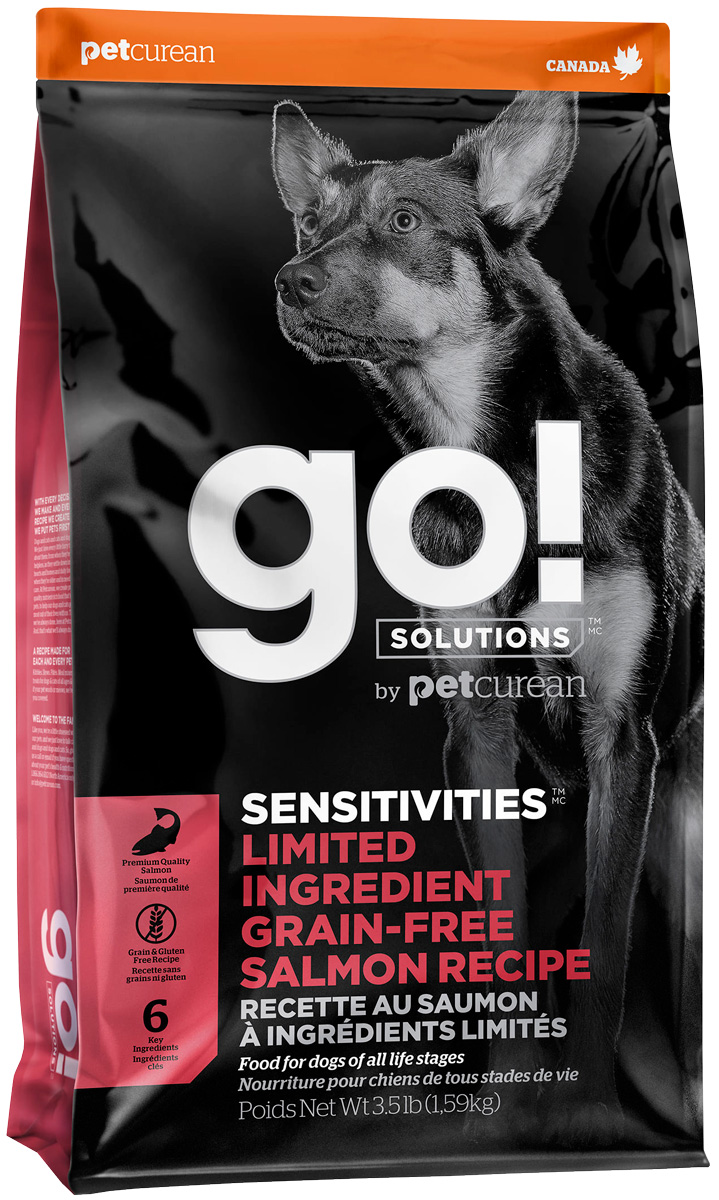 Сухой корм для собак GO! Sensitivities Limited Ingredient, беззерновой, с лососем, 9,98кг