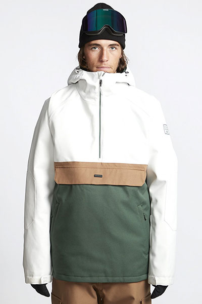 фото Анорак сноубордический stalefish anorak forest, белый, m billabong