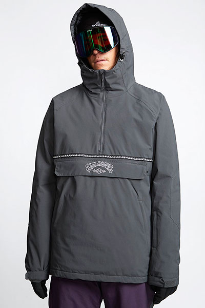 фото Анорак сноубордический stalefish anorak, серый, m billabong