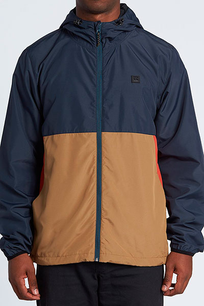 

Спортивная куртка мужская Billabong Windbreake Dark Indigo S1JK01-BIP0 синяя S INT, Windbreake Dark Indigo S1JK01-BIP0
