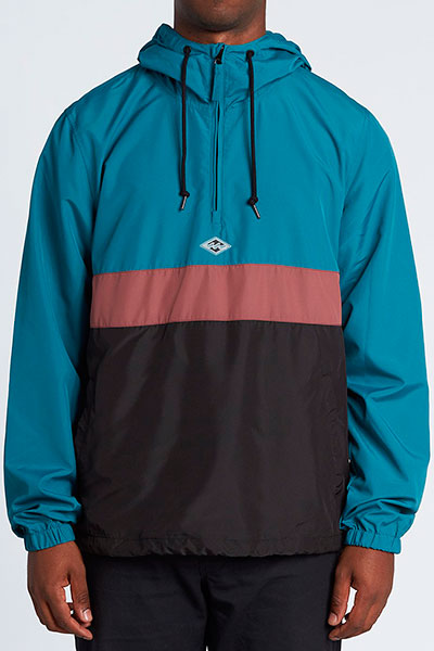 фото Спортивная ветровка мужская billabong wind swell anorak black-24 s1jk03-bip0 черная l int