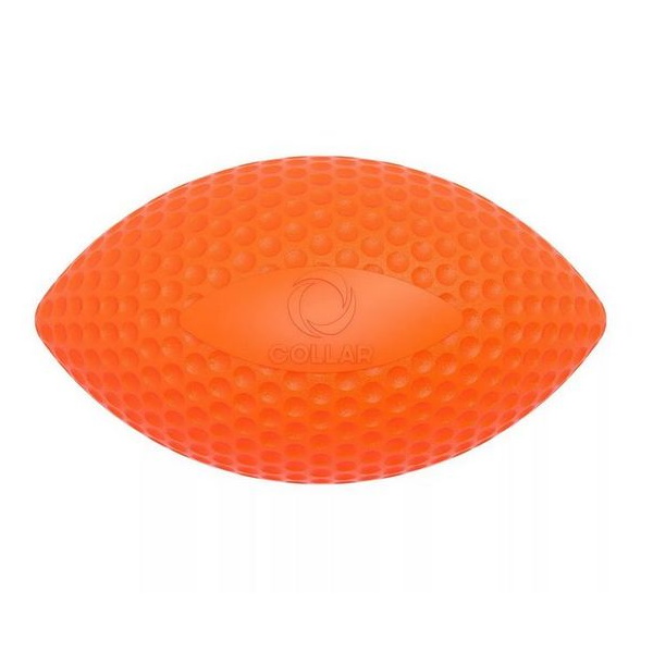 Мяч регби для собак PitchDog Sportball, оранжевый, 9 см