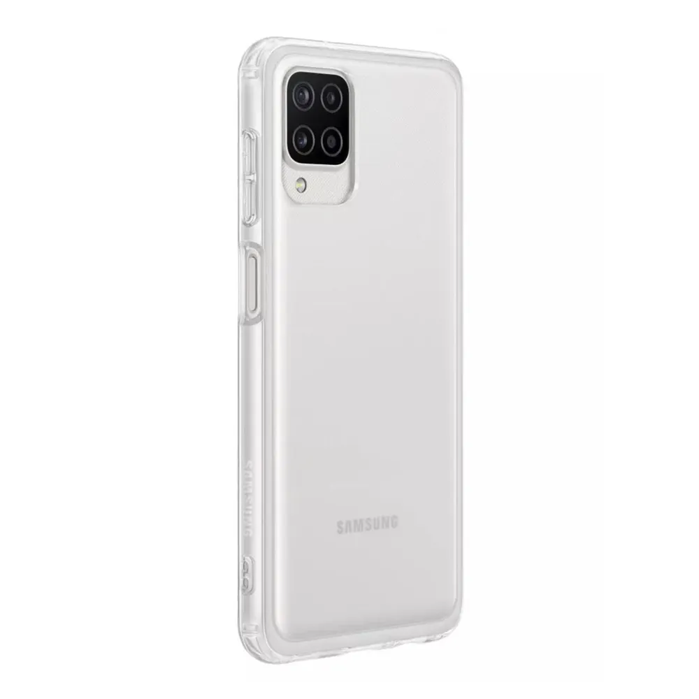 

Чехол (клип-кейс) BORASCO Silicone case для Samsung Galaxy A12/M12, прозрачный, Silicone Case