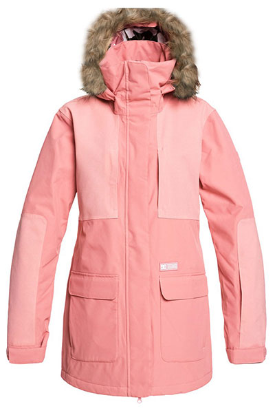 фото Женская сноубордическая куртка panoramic dc shoes, розовый, s