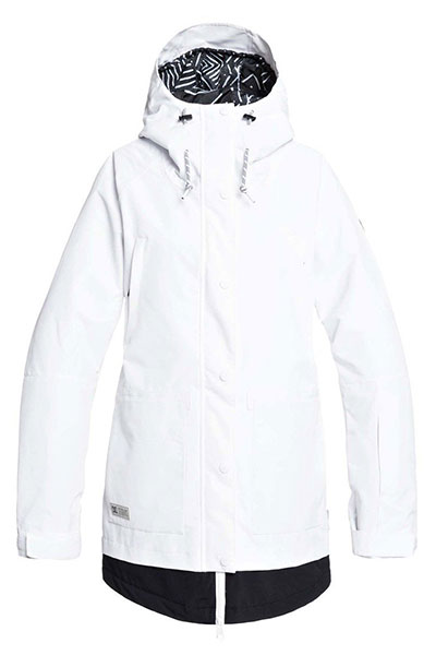 фото Женская сноубордическая куртка riji dc shoes, белый, xs