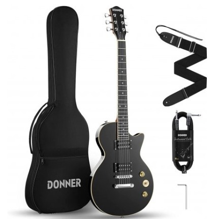 Электрогитара Donner LP-124 Black 28582₽