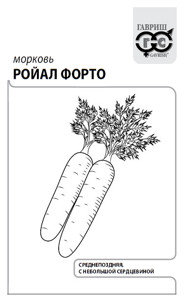 

Семена морковь Гавриш Ройал форто 10003368 1 уп.