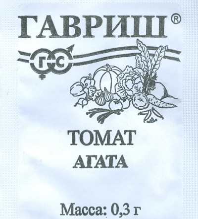 

Семена овощей Гавриш Томат Агата 0,3 г