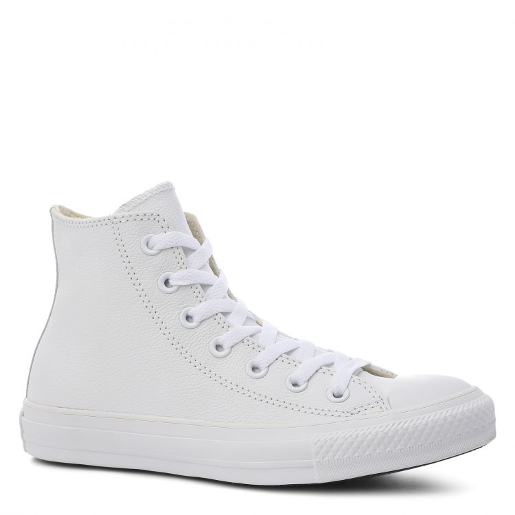 фото Кеды женские converse chuck taylor all star leather 136822 белые 35 eu