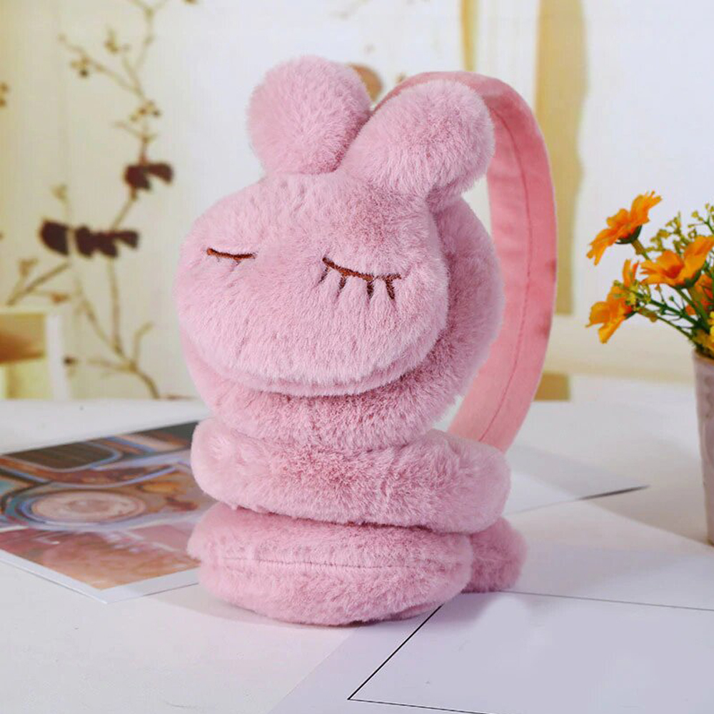

Наушники меховые Sparkis Rabbit 2 розовые, Розовый, Rabbit 2