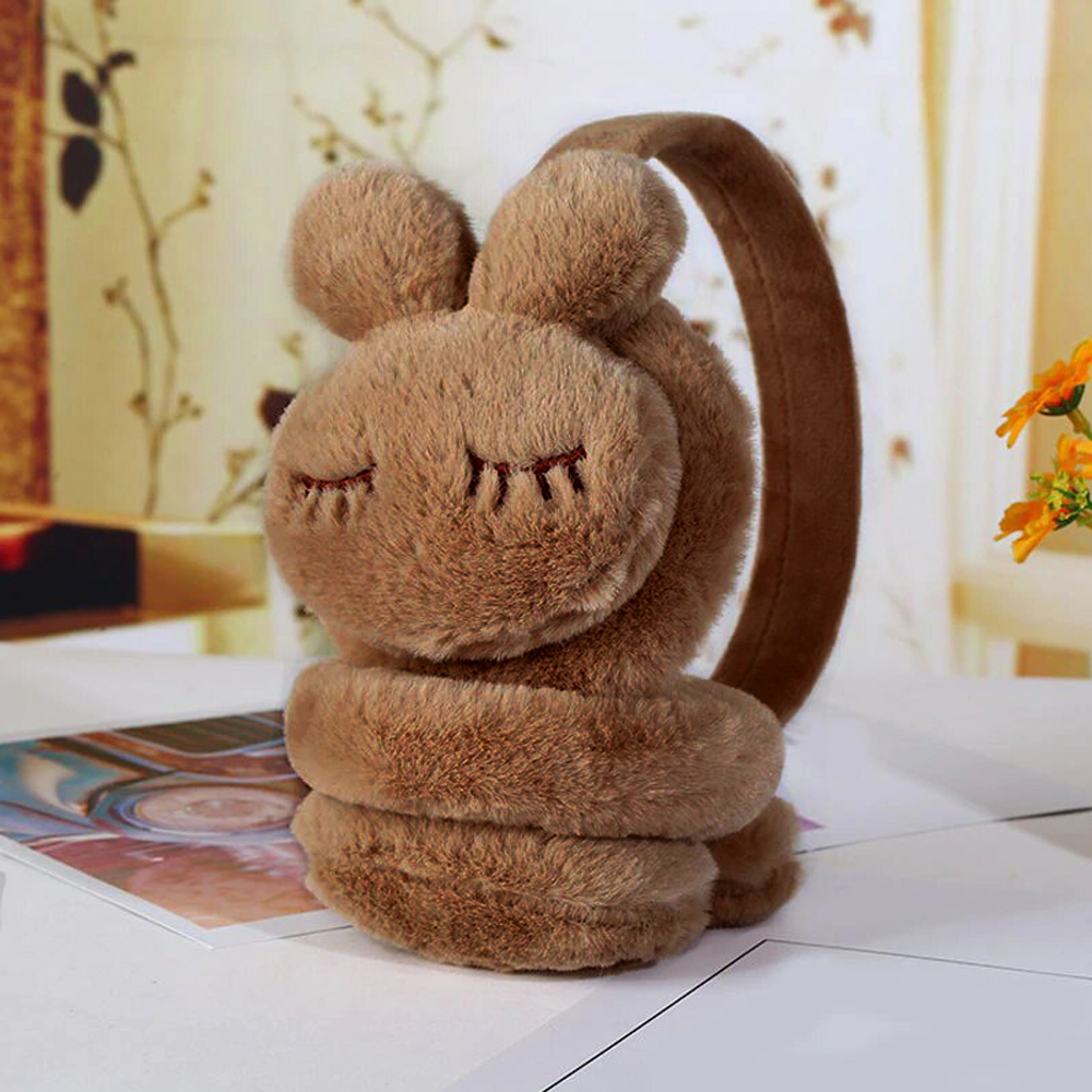 

Наушники меховые Sparkis Rabbit 2 коричневые, Коричневый, Rabbit 2