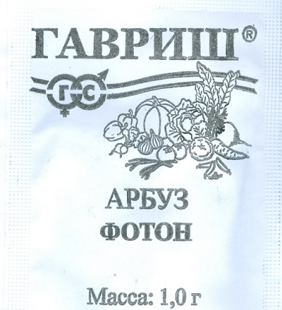

Семена ягод Гавриш Арбуз Фотон 1,0 г