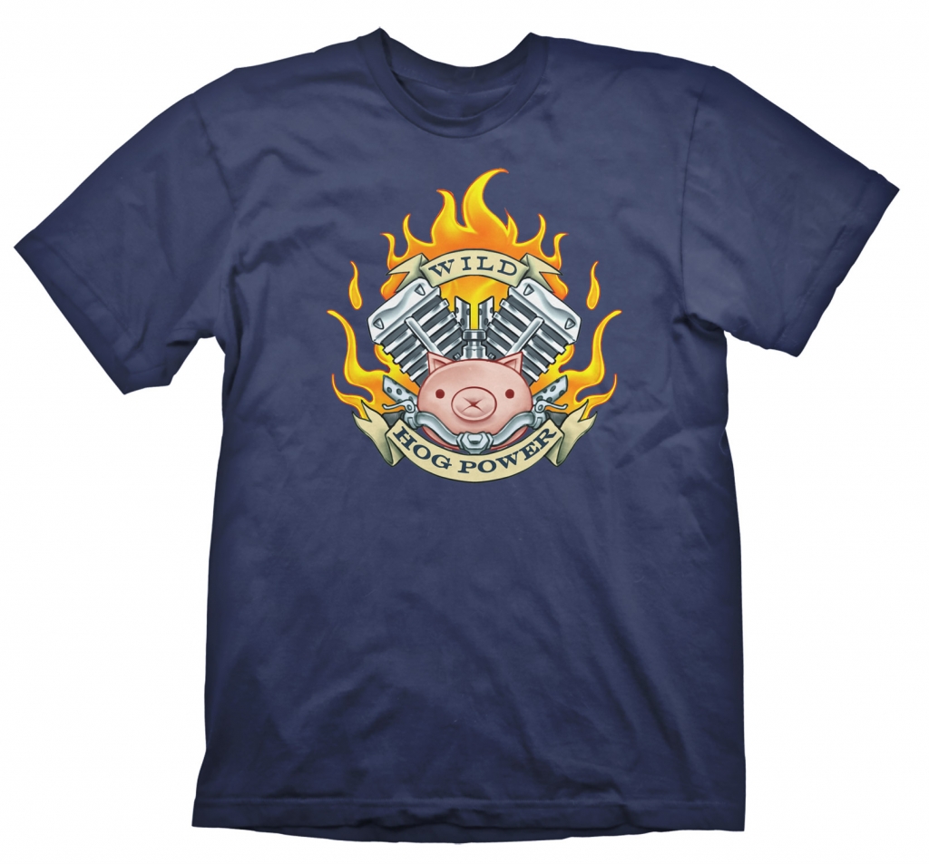 

Футболка мужская Gaya Entertainment Overwatch Roadhog синяя M, Overwatch Roadhog