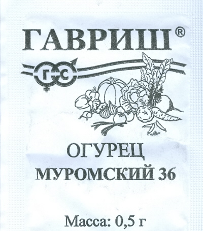 

Семена огурец Гавриш Муромский 36 1 уп.