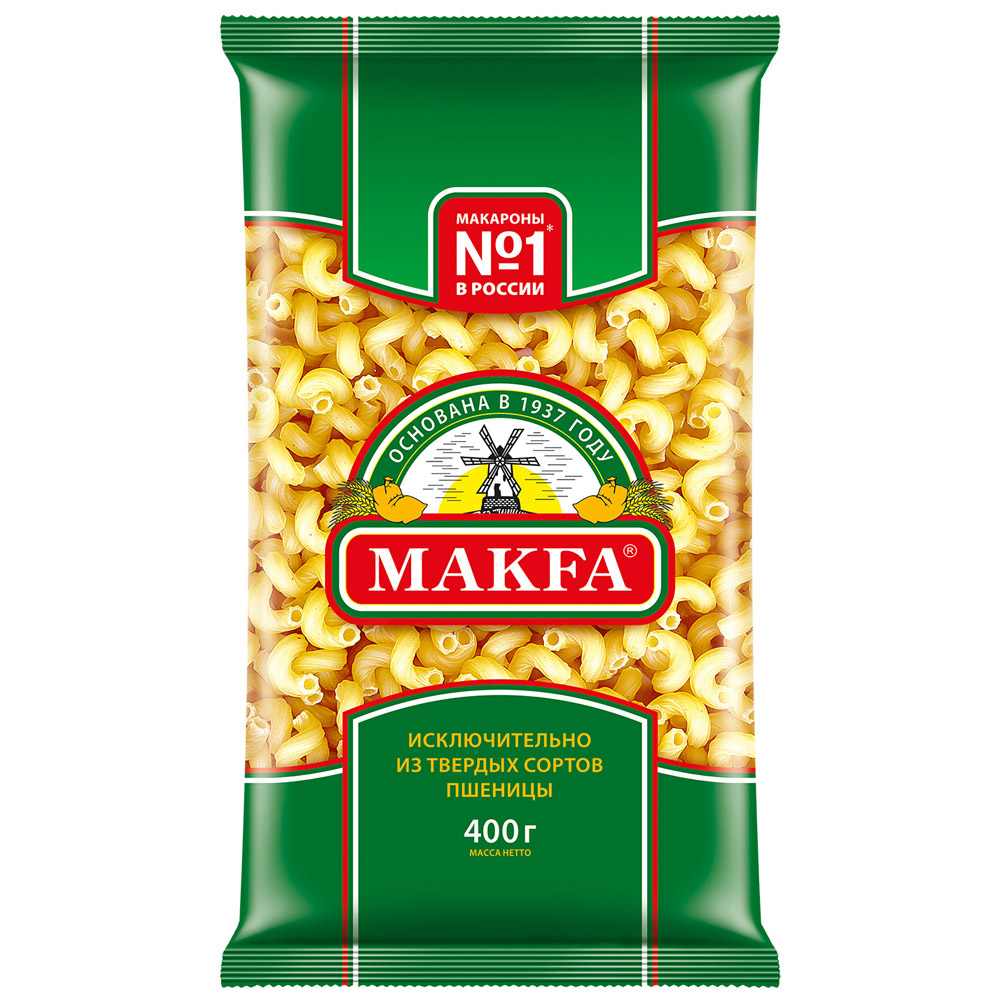 фото Макароны макфа витки 400 г 20 шт makfa