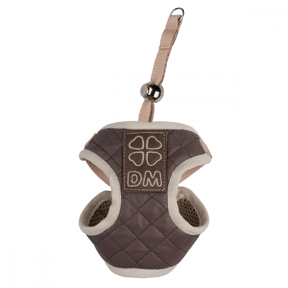 

Шлейка для собак Dogmoda Стеганая-2, полиэстер, коричневый, 16см, Стеганая