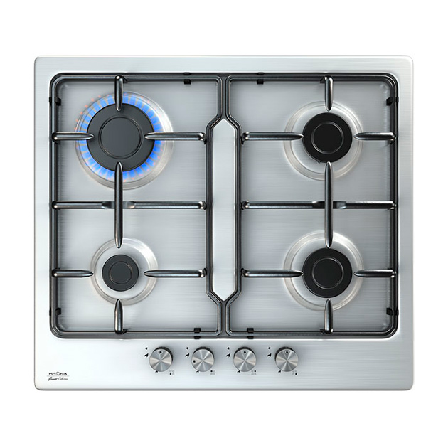 Встраиваемая газовая панель Krona ORTICA 60 IX Inox