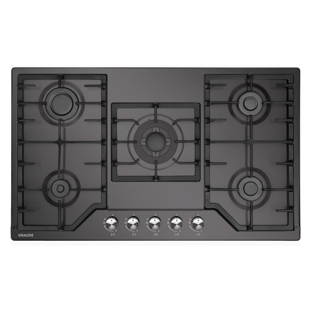 фото Встраиваемая газовая панель graude gs 90.1 sm black