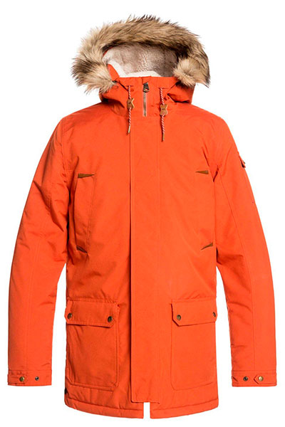 

Парка мужская Quicksilver Ferris EQYJK03489 оранжевая L INT