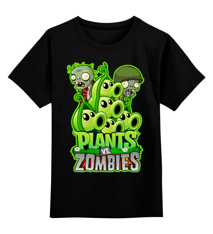 

Детская футболка Printio Plants vs zombies цв.черный р.128, 0000002952163