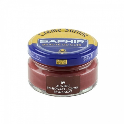 Крем для обуви Saphir Creme Surfine махагон 50 мл