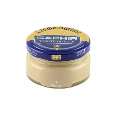 Крем для обуви Saphir Creme Surfine бежевый 50 мл