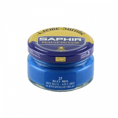 Крем для обуви Saphir Creme Surfine синий 50 мл