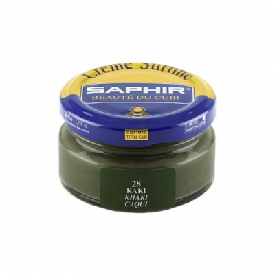 Крем для обуви Saphir Creme Surfine хаки 50 мл