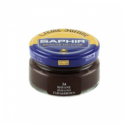 

Крем для обуви Saphir Creme Surfine табак 50 мл, Коричневый, Creme Surfine