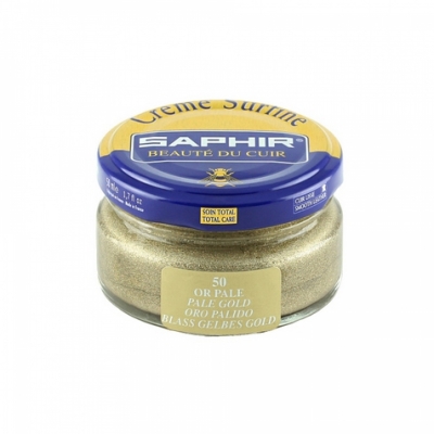 Крем для обуви Saphir Creme Surfine светло-золотой 50 мл Франция коричневый