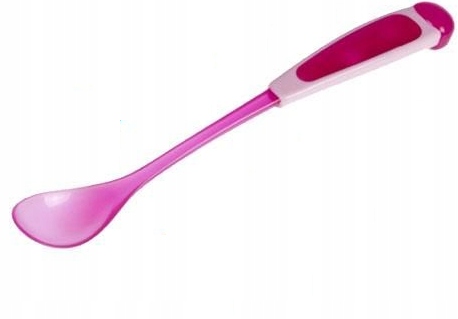 Ложка с длинной ручкой Canpol арт. 56/582, 4+ мес., цвет розовый