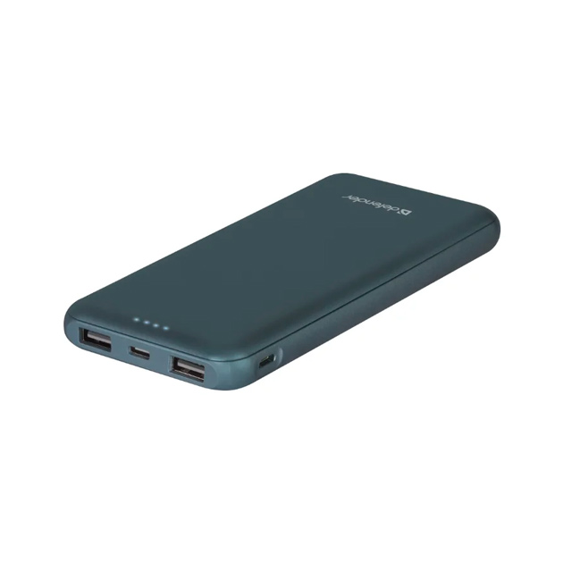 фото Внешний аккумулятор defender extralife 10000f 2xusb 2.1a 10000mah black