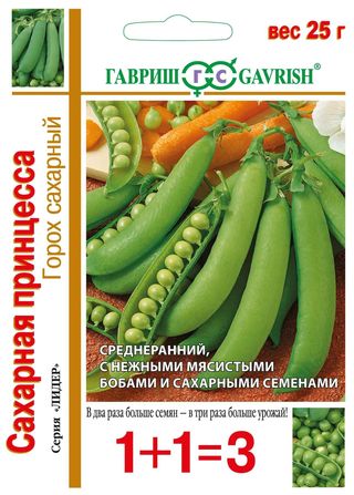 

Семена горох Сахарная принцесса Гавриш