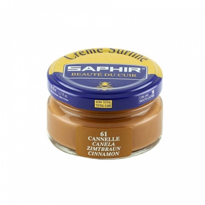 Крем для обуви Saphir Creme Surfine корица 50 мл