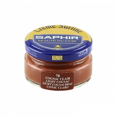 

Крем для обуви Saphir Creme Surfine светлый коньяк 50 мл, Коричневый, Creme Surfine