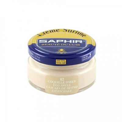 

Крем для обуви Saphir Creme Surfine скорлупа 50 мл, Бежевый, Creme Surfine