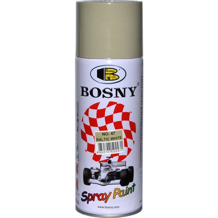 Краска Bosny 47 универсальная пепел аэрозольный баллон объем 520 мл