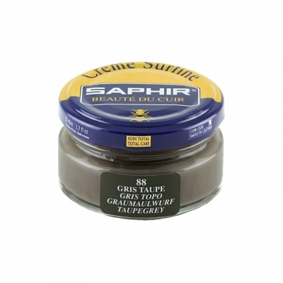 Крем для обуви Saphir Creme Surfine осфальтовый 50 мл