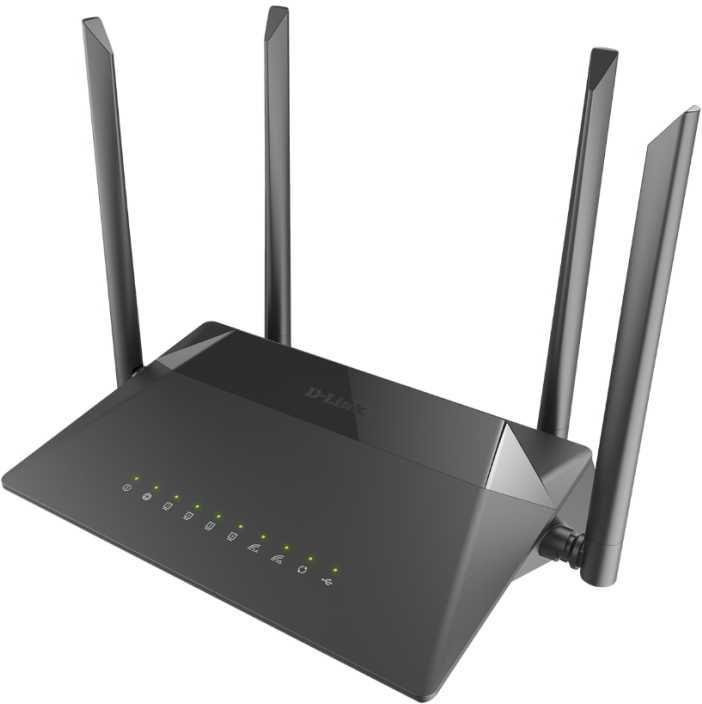 Wi-Fi роутер D-Link Black (DIR-825/RU/R4A)