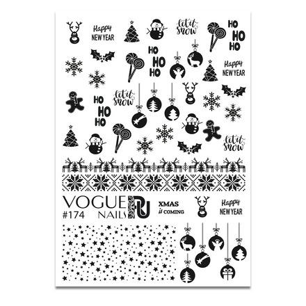 

Набор Vogue Nails Слайдер-дизайн №174, 2 шт., Разноцветный