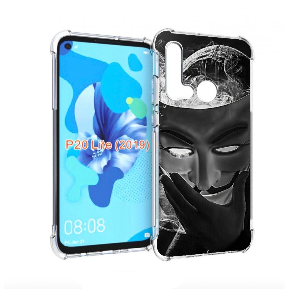 

Чехол бампер MyPads Маска для Huawei P20 Lite (2019), Прозрачный, Tocco