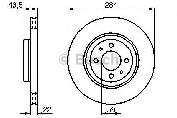 

0 986 478 810 диск тормозной передний Alfa Romeo 155, Fiat Croma 2.0T/2.5TDi 92>