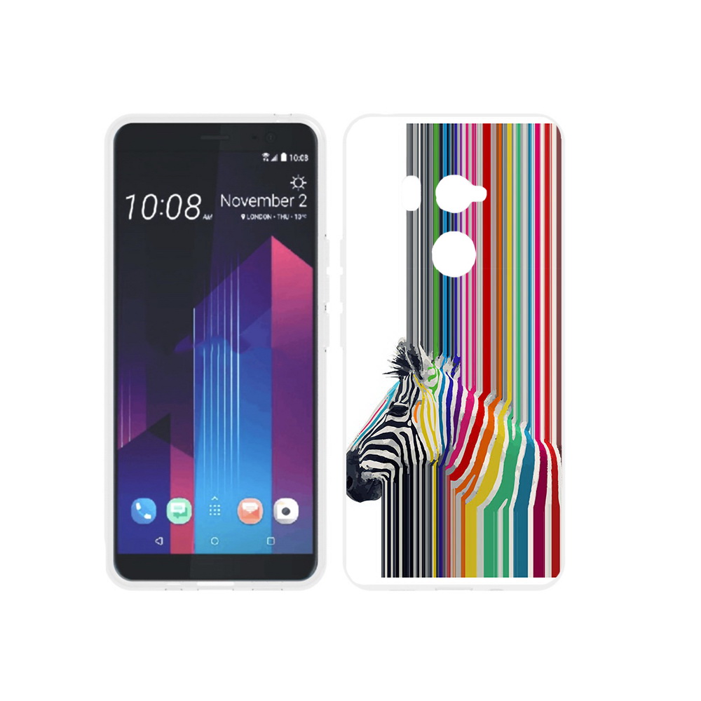 

Чехол MyPads Tocco для HTC U11 EYEs радужная зебра, Прозрачный, Tocco
