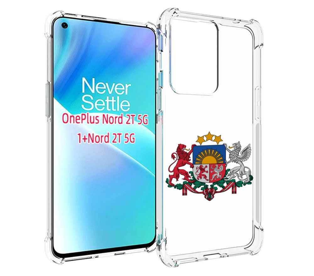 

Чехол MyPads герб-латвии для OnePlus Nord 2T, Прозрачный, Tocco
