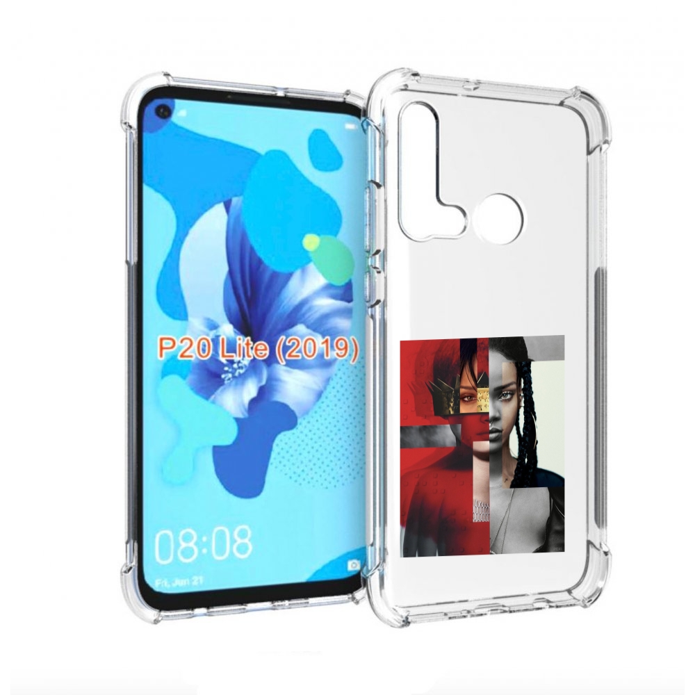 

Чехол бампер MyPads Обложка-Рианна для Huawei P20 Lite (2019), Прозрачный, Tocco