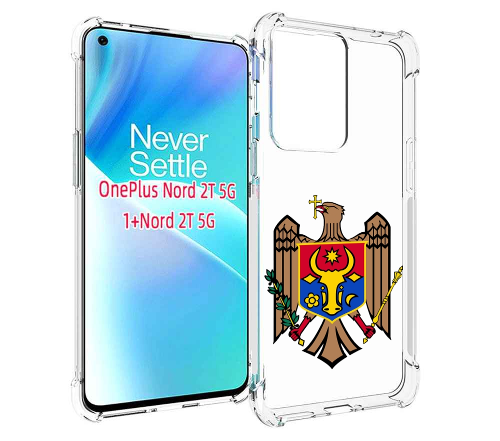 

Чехол MyPads герб-молдовы для OnePlus Nord 2T, Прозрачный, Tocco