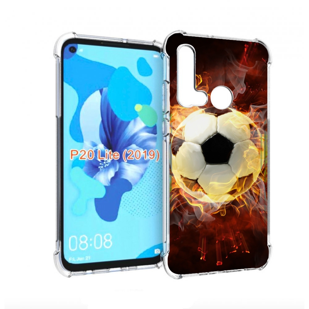 

Чехол бампер MyPads Огненный-мяч для Huawei P20 Lite (2019), Прозрачный, Tocco