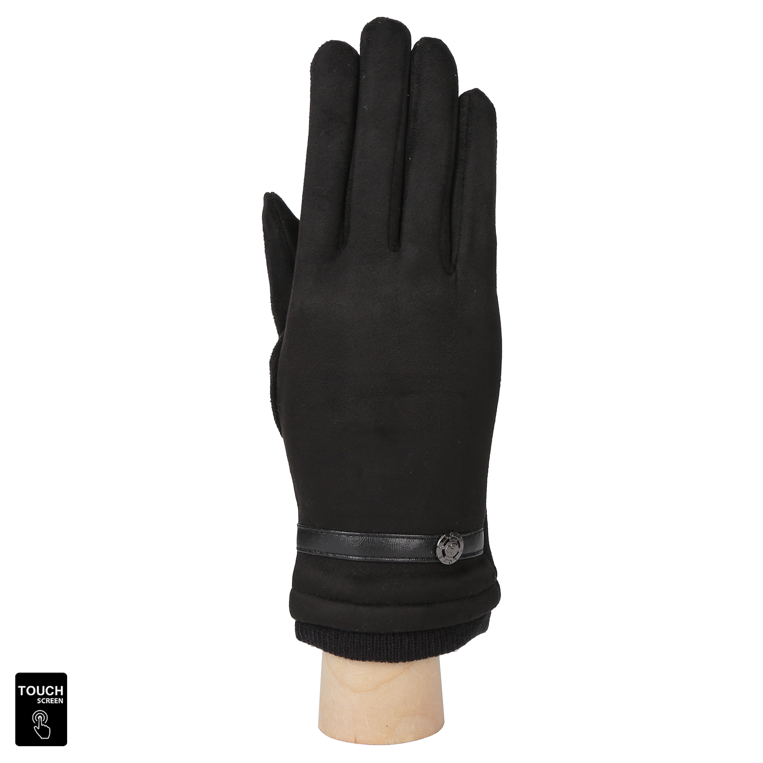 

Перчатки женские FABRETTI TM8-1, черные, TM8-1