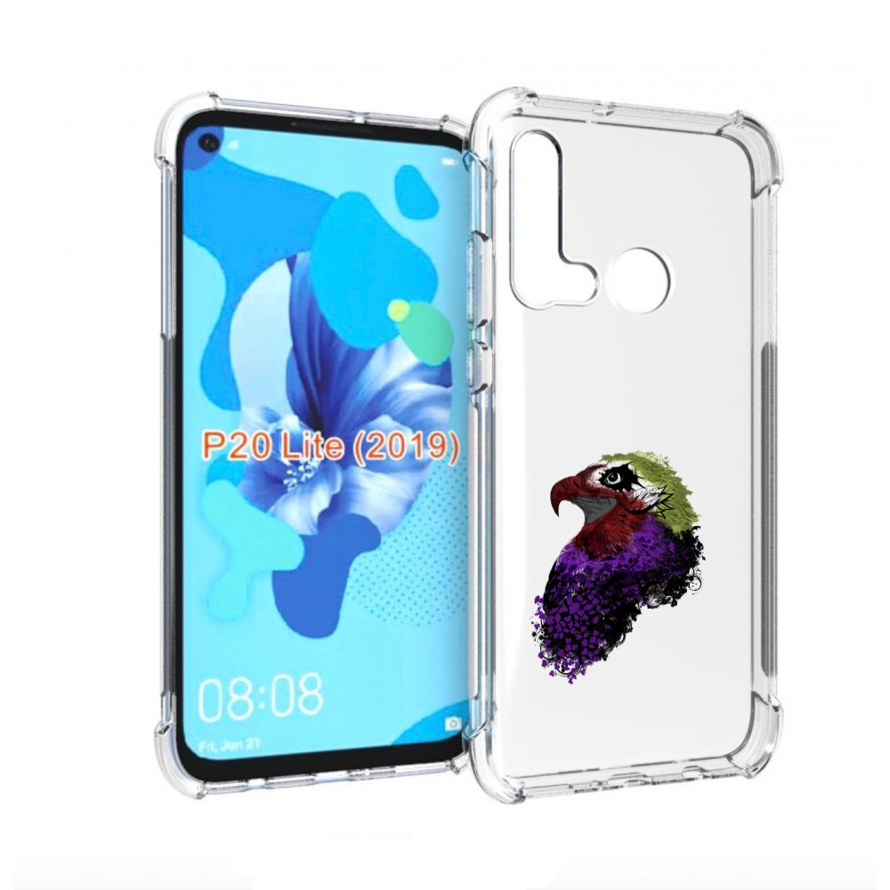 

Чехол бампер MyPads Орел для Huawei P20 Lite (2019), Прозрачный, Tocco